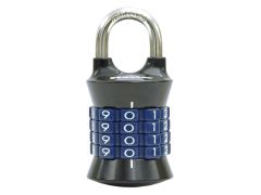 Master Lock 1535EURDGRY Tower 4-Digit 37mm Padlock Grey