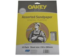 Oakey General-Purpose Sandpaper 230 x 280mm