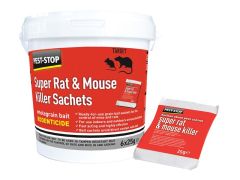 Pest-Stop (Pelsis Group) PSSA05 Super Rat & Mouse Killer Sachets