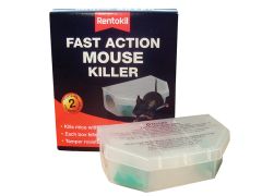 Rentokil PSF135 Fast Action Mouse Killer (Twin Pack)