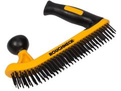 Roughneck 52-052 Two-Handed Wire Brush Soft-Grip
