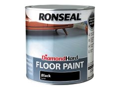 Ronseal 36628 Diamond Hard Floor Paint Satin Black 2.5 litre