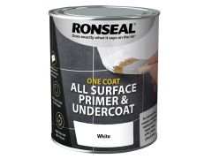 Ronseal 36999 One Coat All Surface Primer & Undercoat Interior White 750ml