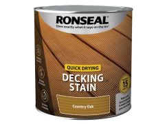 Ronseal 39077 Quick Drying Decking Stain Country Oak 2.5 litre