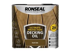 Ronseal 36938 Ultimate Protection Decking Oil Dark Oak 2.5 litre