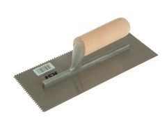 R.S.T. RTR153DT Notched Trowel 5mm V Notches Wooden Handle 11 x 4.1/2in