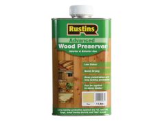 Rustins AWCL1000 Advanced Wood Preserver Clear 1 litre