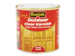 Rustins EAVG1000 Exterior Varnish Clear Gloss 1 litre