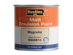 Rustins MEMLM250 Quick Dry Matt Emulsion Paint Magnolia 250ml
