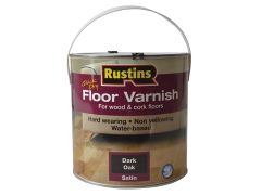 Rustins AFDO2500 Quick Dry Coloured Floor Varnish Dark Oak 2.5 litre