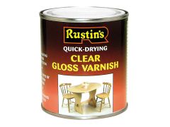 Rustins AVGC1000 Quick Dry Varnish Gloss Clear 1 litre