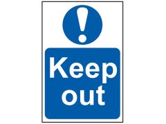 Scan 255 Keep Out - PVC Sign 200 x 300mm