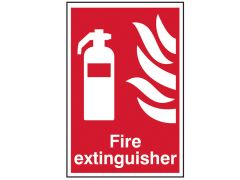 Scan 1350 Fire Extinguisher - PVC Sign 200 x 300mm