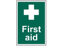 Scan 1550 First Aid - PVC Sign 200 x 300mm