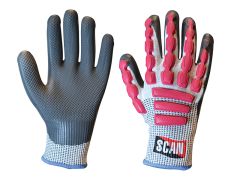 Scan T5000 Anti-Impact Latex Cut 5 Gloves - L (Size 9)