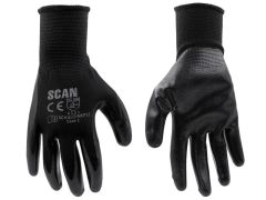 Scan SCAGLOINS12M Seamless Inspection Gloves - M (Size 8) (Pack 12)