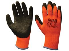 Scan 2ARK36L-24 Thermal Latex Coated Gloves - L (Size 9) (Pack 5)