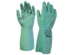 Scan 2ANP33G-24 Nitrile Gauntlets with Flock Lining Large (Size 9)