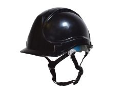 Scan YS-4C Short Peak Safety Helmet Black