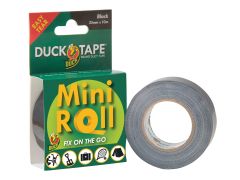 Shurtape 260181 Duck Tape Mini Roll 25mm x 10m Black