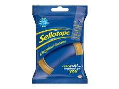 Sellotape 1629135 Sellotape Blister Pack 24mm x 50m Golden