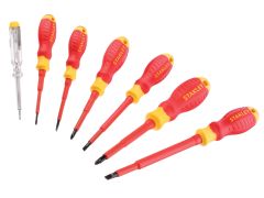 STANLEY STHT60031-0 FatMax VDE Insulated Screwdriver Set, 7 Piece