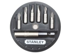 STANLEY 1-68-737 Slotted/Phillips/Pozidriv Insert Bit Set, 7 Piece