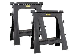 STANLEY STST1-70713 Folding Sawhorses (Twin Pack)