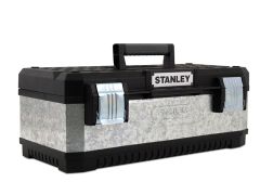 STANLEY 1-95-618 Galvanised Metal Toolbox 50cm (20in)