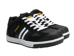 STANLEY Clothing STA20051-110 Cody Safety Trainers Black/White Stripe UK 10 EUR 44
