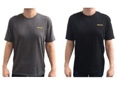 STANLEY Clothing STW40026-123 T-Shirt Twin Pack Grey & Black - L