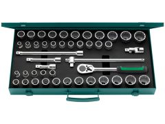 Stahlwille 96030140 1/2in Drive Socket Set, 45 Piece