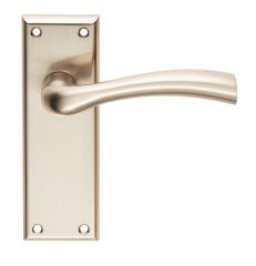 Carlisle Brass Serozzetta SZR Cinquanta Lever on Backplate Door Handle - Satin Nickel - Door Handle