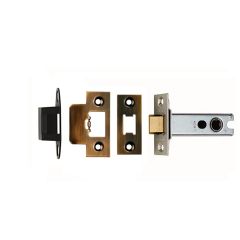 Easi-T Heavy Sprung Tubular Latch suitable for Mortice Knobs-Satin Stainless Steel-Square