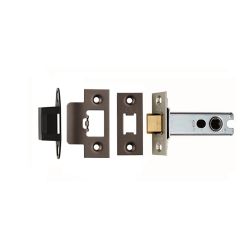 Easi-T Heavy Sprung Tubular Latch suitable for Mortice Knobs-Satin Stainless Steel-Square