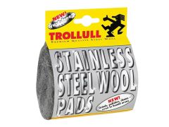 Trollull TRL725702 Stainless Steel Wool Pads (Pack 2)
