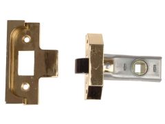 UNION Y2650-EB-2.50 Rebated Tubular Mortice Latch 2650 Electro Brass 63mm 2.5in