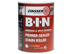 Zinsser ZN7020001D1 B.I.N Primer, Sealer & Stain Killer Paint White 1 litre