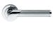 Serozzetta ZIN3139PC/SC Irwin Door Handle On Rose