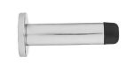 Carlisle Brass Cylinder Pattern Door Stop on Rose