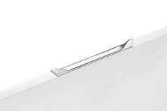Hafele 111.44.282 200mm Rectangle Insert Polished Chrome Sintesi Cabinet Pull Handle
