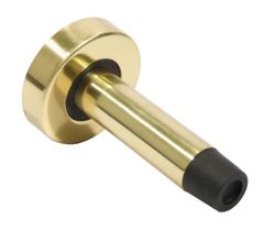 Door Stop, Wall Mounted Brass Rubber Buffer