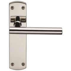 Eurospec CSLP1164E/SSS Steelworx Residential T Bar Lever on Euro Lock Backplate