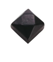 Carlisle Brass LF55102 Ludlow Black Antique Square Raised Pinnacle Door Stud