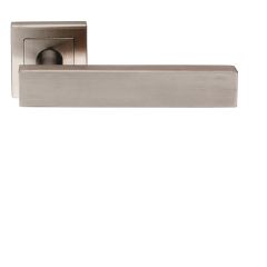 Eurospec SSL1403 Steelworx Carla Lever on Square Rose Door Handles