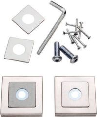 Eurospec Square Rose Kit for Steelworx 304 door Pull Handles
