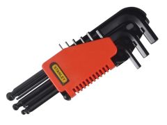 STANLEY 0-69-256 Metric Ball End Hexagon Key Set, 9 Piece