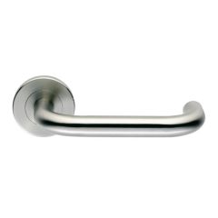 Eurospec SW123SSS Steelworx 316 Safety Lever on Round rose