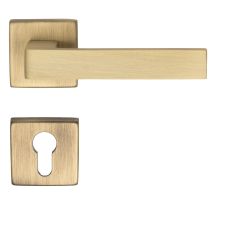 Carlisle Brass TC5AB/QE001AB Antique Brass Techna Euro Escutcheon Door Handle