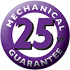 25 year mechanical guarantee